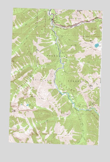 Nimrod, MT USGS Topographic Map