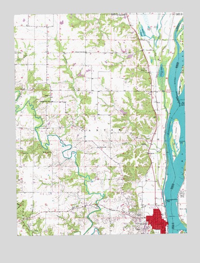Canton, MO USGS Topographic Map