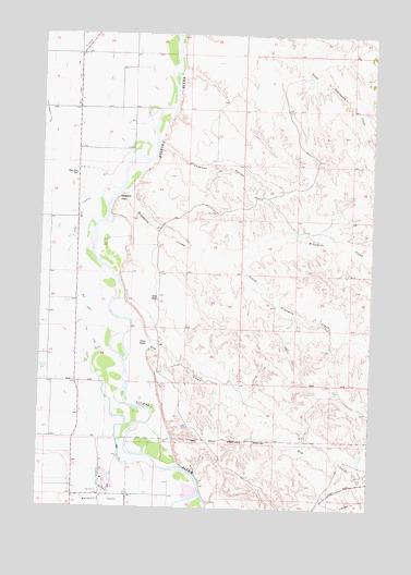Ninemile Point, MT USGS Topographic Map