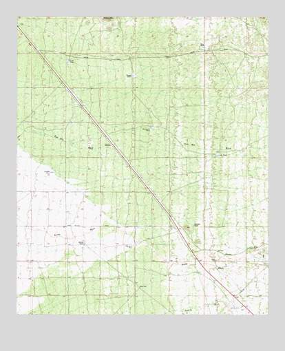 Ninetysix Hills SW, AZ USGS Topographic Map