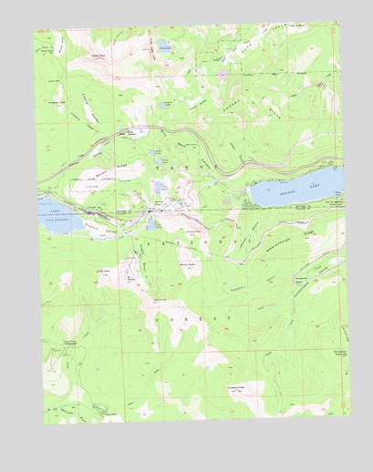 Norden, CA USGS Topographic Map