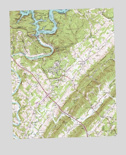 Norris, TN USGS Topographic Map