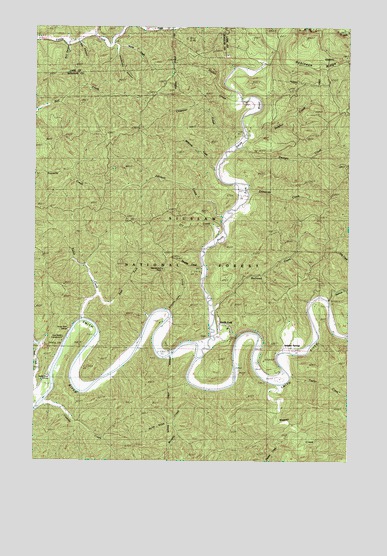 North Fork, OR USGS Topographic Map