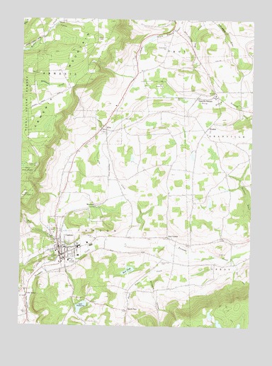 Canton, PA USGS Topographic Map