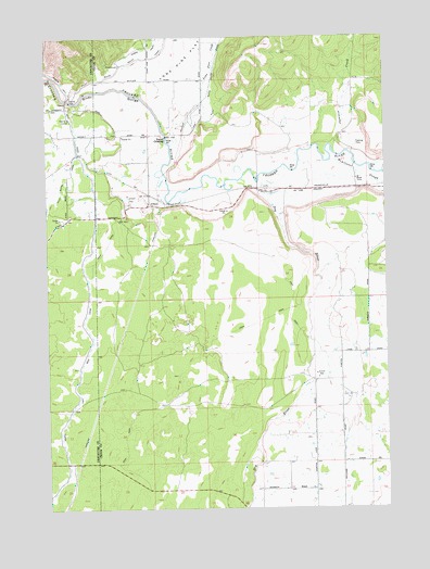O'Neil, OR USGS Topographic Map