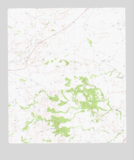 Oak Creek, TX USGS Topographic Map