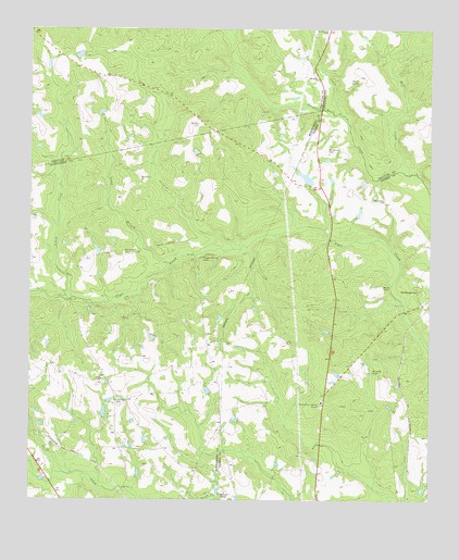 Oak Park SW, GA USGS Topographic Map