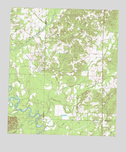 Oak Vale, MS USGS Topographic Map