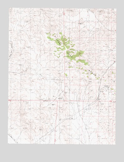 Oasis Divide, NV USGS Topographic Map