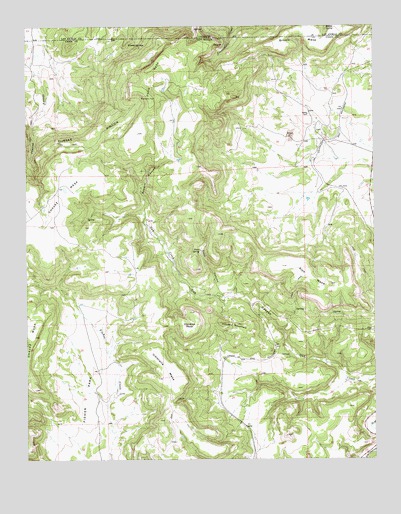 Alps Mesa, NM USGS Topographic Map
