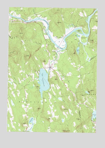 Canton, ME USGS Topographic Map