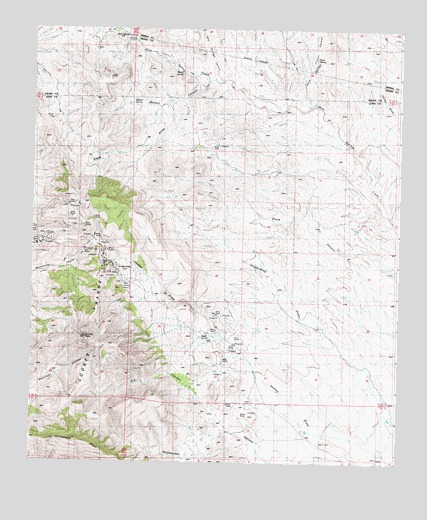 OK Canyon, NM USGS Topographic Map