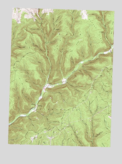 Oleona, PA USGS Topographic Map