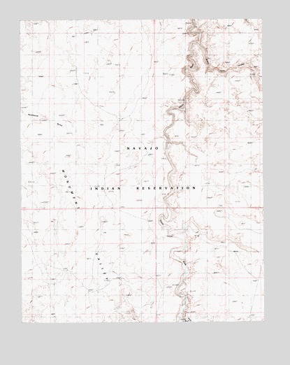 Oljato NE, UT USGS Topographic Map