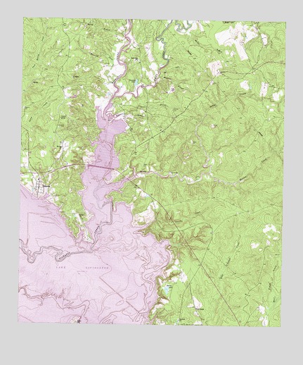 Onalaska, TX USGS Topographic Map