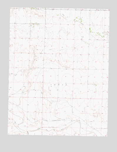 Orion SW, KS USGS Topographic Map