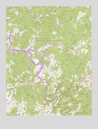 Orlando, WV USGS Topographic Map