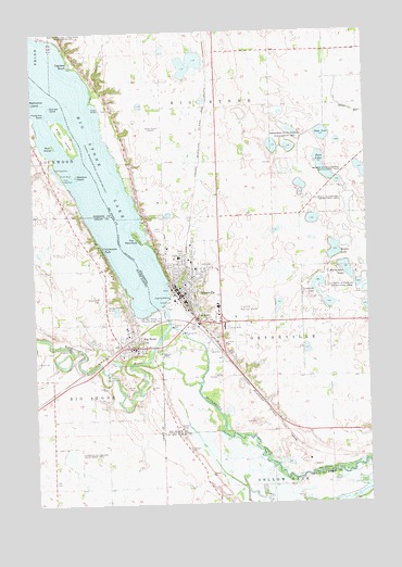 Ortonville, MN USGS Topographic Map