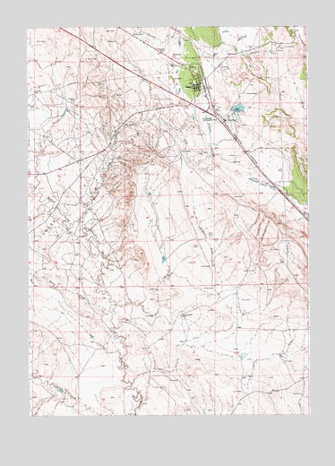 Osage, WY USGS Topographic Map