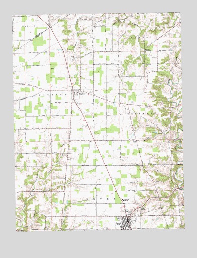 Osgood, IN USGS Topographic Map