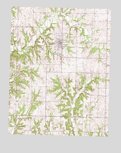 Oskaloosa, KS USGS Topographic Map