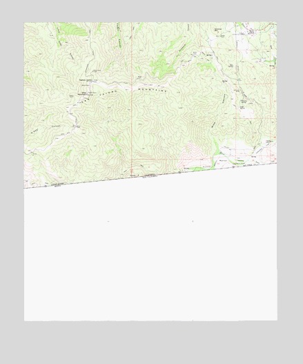 Otay Mountain, CA USGS Topographic Map