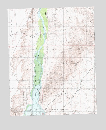 Overton SE, NV USGS Topographic Map