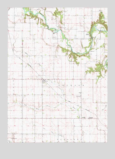 Owasa, IA USGS Topographic Map