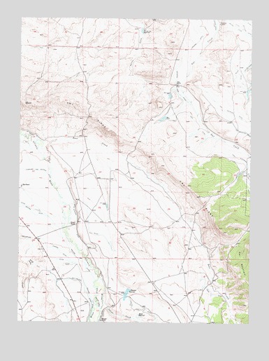 Owl Ridge, CO USGS Topographic Map
