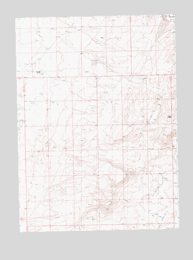 Ox Yoke Springs, WY USGS Topographic Map