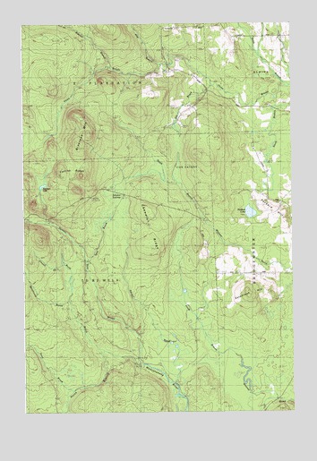 Packard Lake, ME USGS Topographic Map