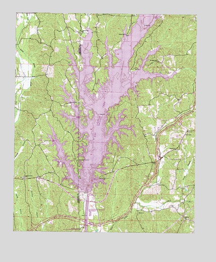 Paden SE, MS USGS Topographic Map