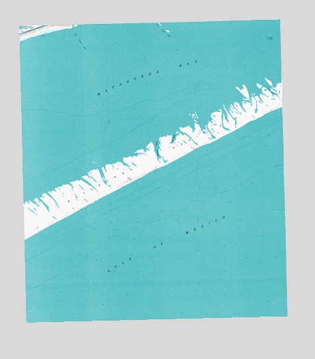 Palacios SE, TX USGS Topographic Map
