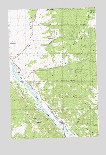 Paradise, MT USGS Topographic Map
