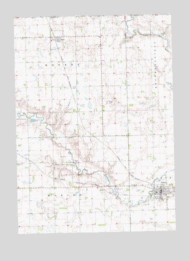 Parker, SD USGS Topographic Map