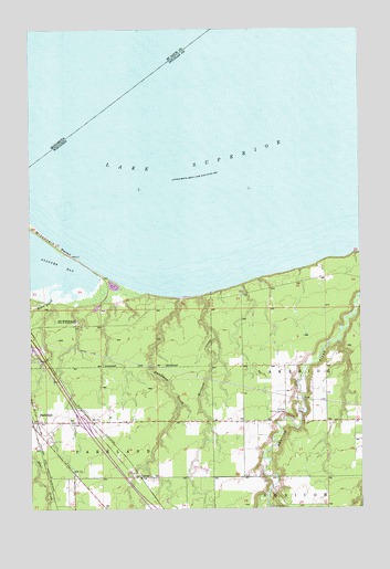 Parkland, WI USGS Topographic Map