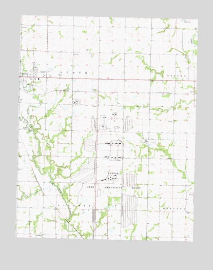 Parsons East, KS USGS Topographic Map