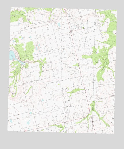 Pecks Lake, TX USGS Topographic Map