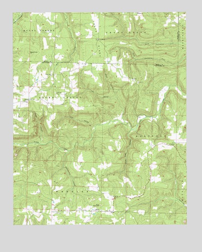 Alread, AR USGS Topographic Map
