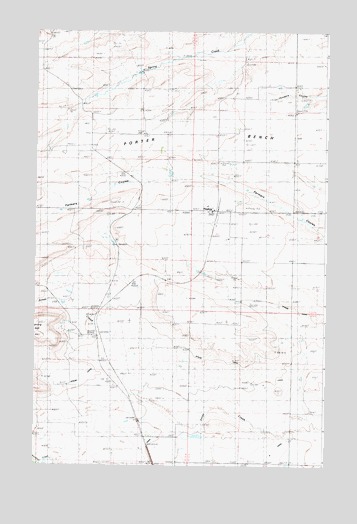 Pendroy, MT USGS Topographic Map