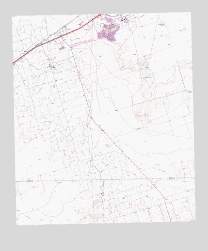 Penwell, TX USGS Topographic Map