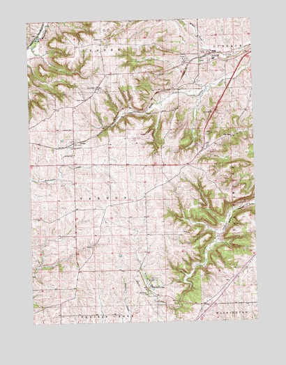 Peosta, IA USGS Topographic Map