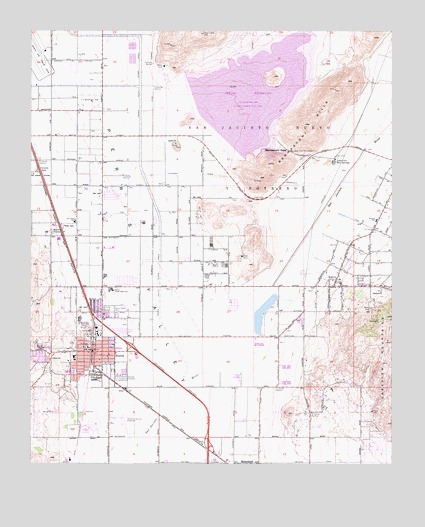 Perris, CA USGS Topographic Map