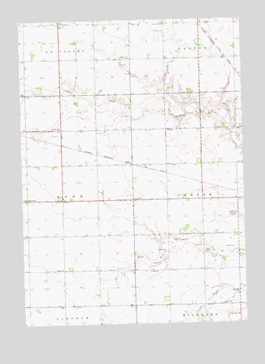 Canton SW, SD USGS Topographic Map