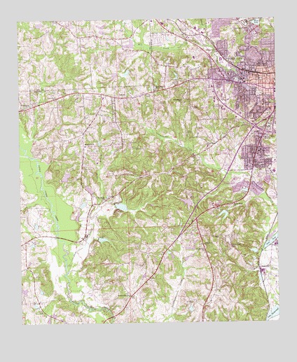 Phenix City, AL USGS Topographic Map