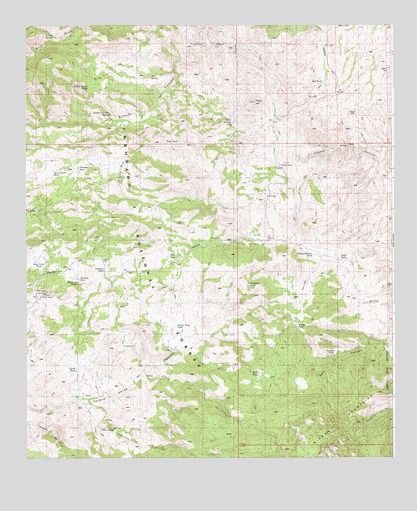 Piety Hill, AZ USGS Topographic Map