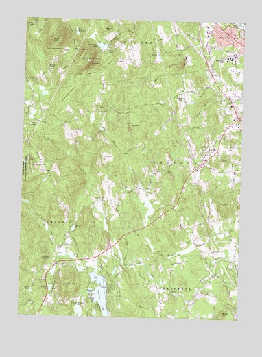 Pinardville, NH USGS Topographic Map