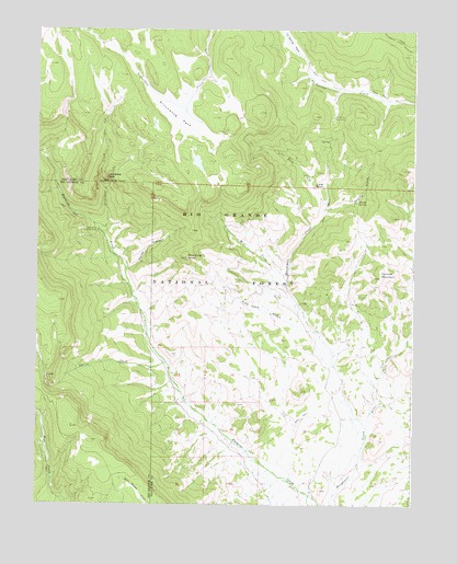 Pine Cone Knob, CO USGS Topographic Map