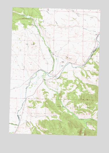 Pine Hill, MT USGS Topographic Map