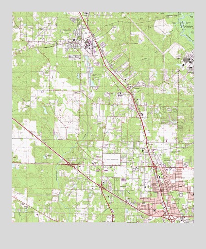Cantonment, FL USGS Topographic Map